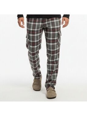Plaid Men's Sweatpants Size Large